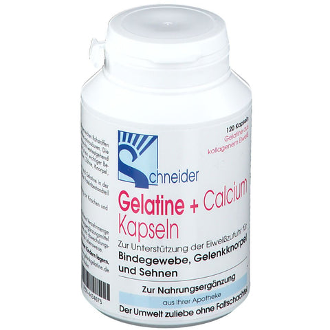 Schneider Gélatine + Calcium (120 pièces)