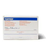 TOPPER® compresses fendues stériles (7,5 x 7,5 cm) — 50x2 pièces