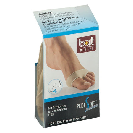BORT PediSoft® TexLine coussinet avant-pied taille L (2 pièces)