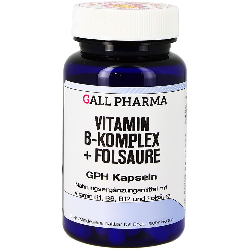 Gall Pharma Complexe de vitamines B + acide folique GPH gélules (90 pièces)