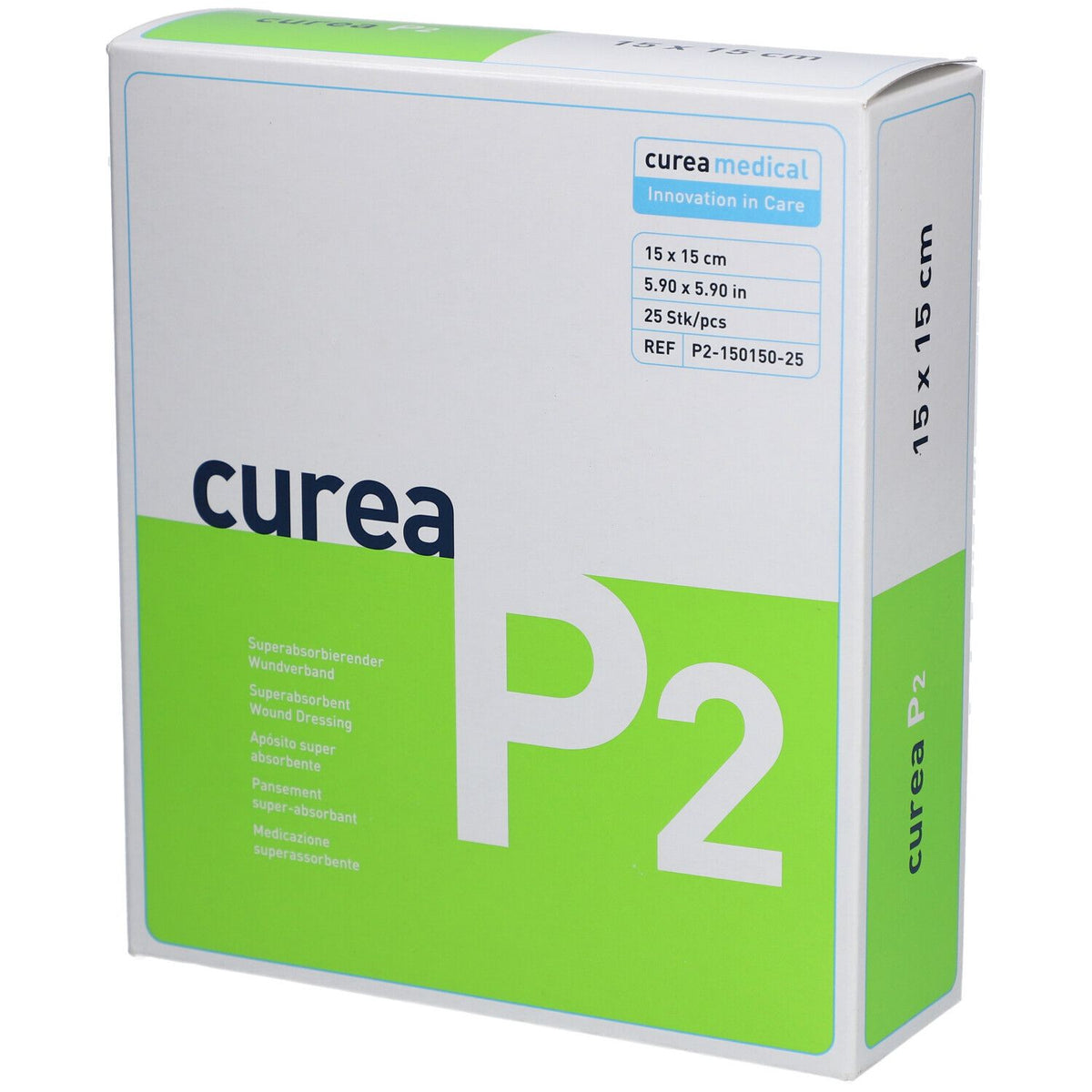 curea P2 pansement superabsorbant 15 x 15 cm (25 pièces)