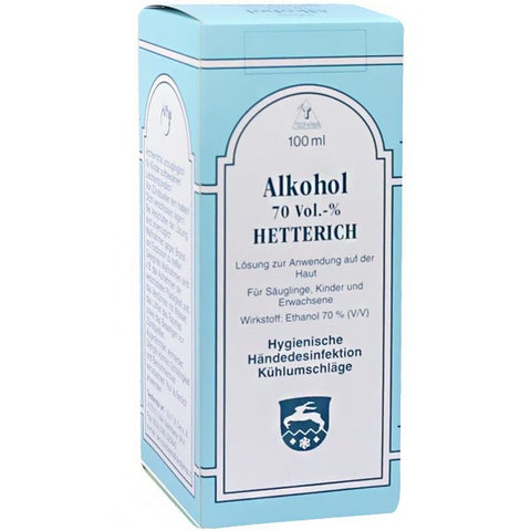Hetterich Alcool 70 vol. % liquide (100 ml)