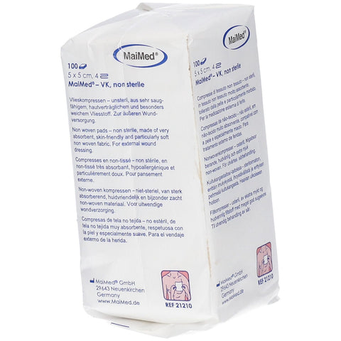 Brinkmann Non-woven swabs 5x5 cm non-sterile 4-ply (100 pieces)