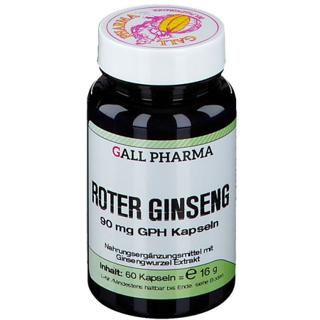 Gall Pharma Ginseng rouge 90 mg GPH gélules (60 gélules)