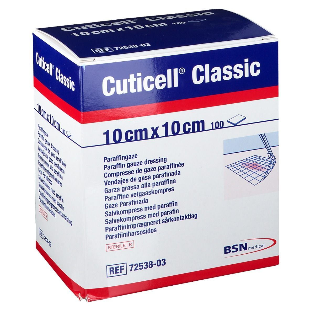 Cuticell® Classic 10 cm x 10 cm — 100 pièces