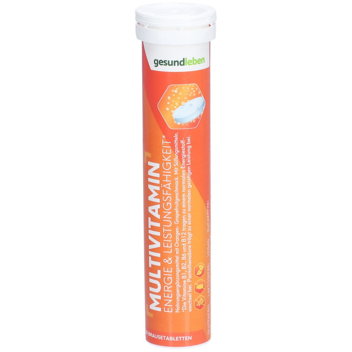 gesund leben Multivitamin Orange-Grapefruit (20 comprimés effervescents)