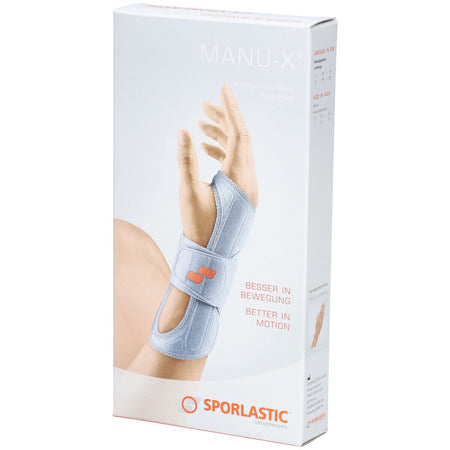 Sporlastic Manu X orthèse de poignet noire (1 pièce)