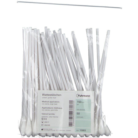 Fuhrmann Cotons-tiges à grosse tête 15 cm (50 pièces)