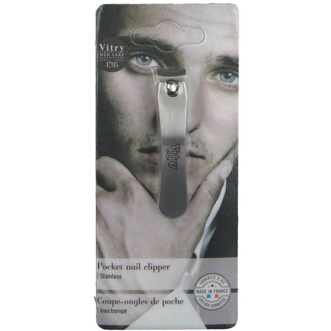 Coupe-ongles de poche en acier inoxydable (1 pièce)