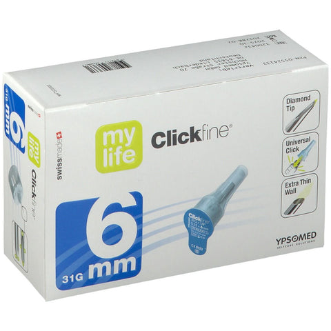 mylife Clickfine® 6 mm needles (100 pieces)