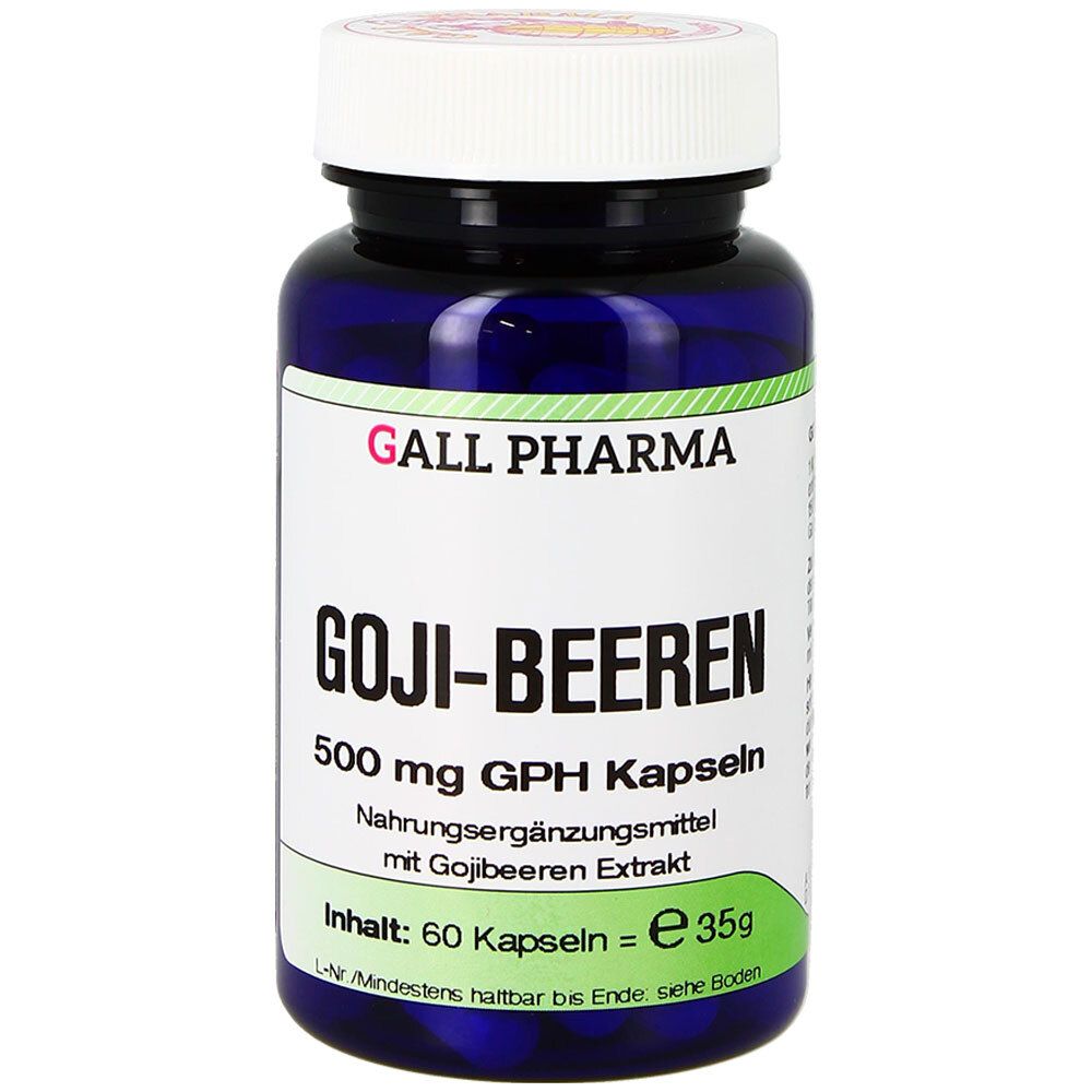 GALL PHARMA Baies de goji 500 mg GPH gélules (60 pièces)
