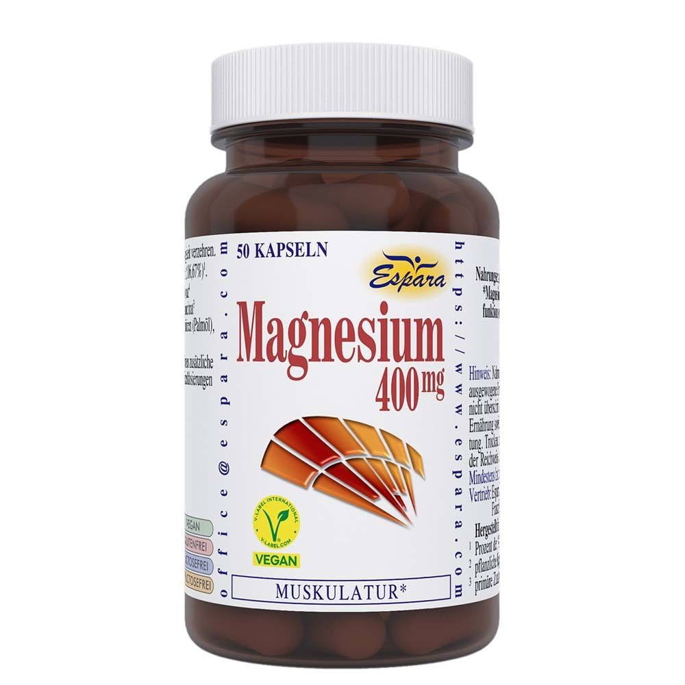 Espara Magnesium 400 mg, 50 gélules