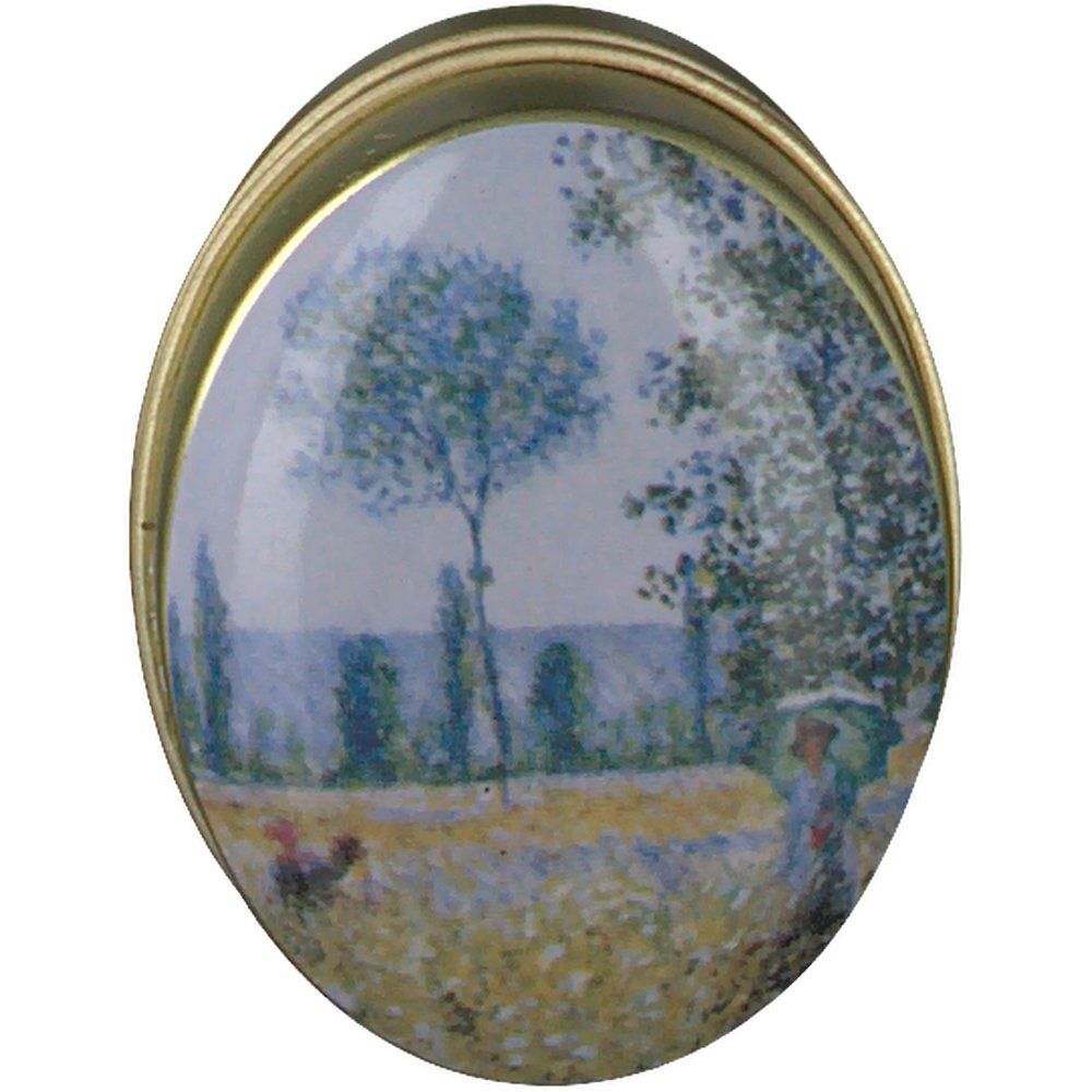 Pilulier ovale classique (motif non sélectionnable) (1 pièce)