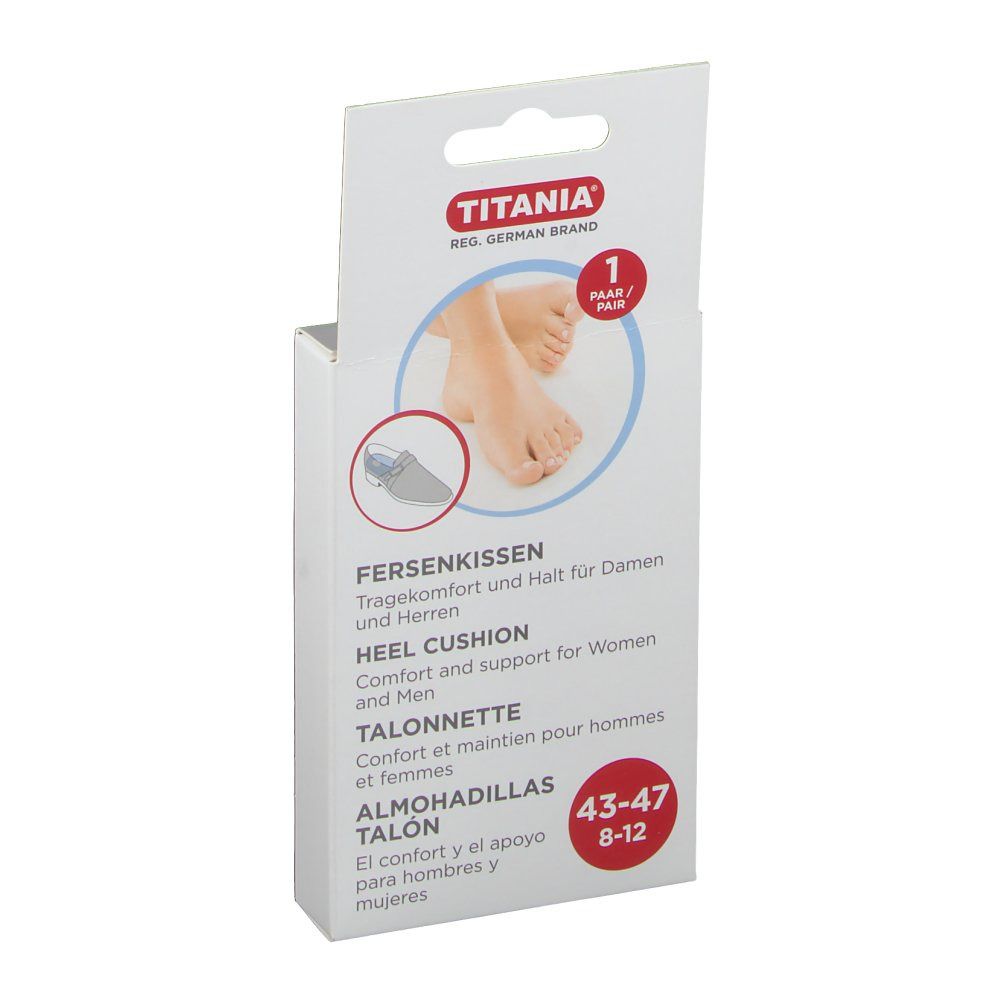 TITANIA® coussin de talon pointure 43 - 47 (2 pièces)