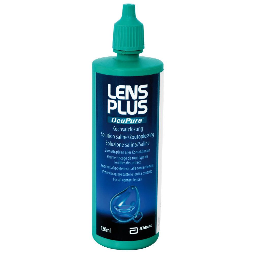 LENS PLUS OcuPure® solution saline (120 ml)