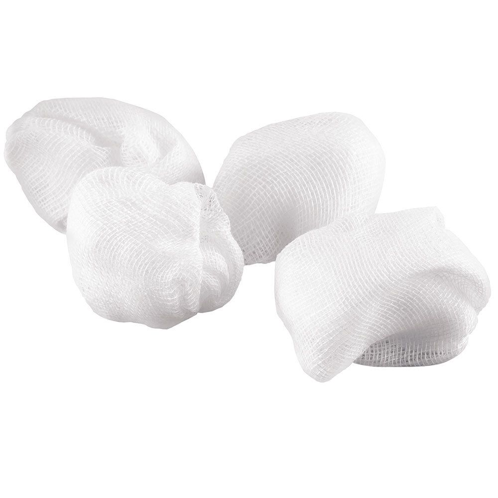 Askina tampons de gaze à boucle non stériles, format prune (2x500 pièces)