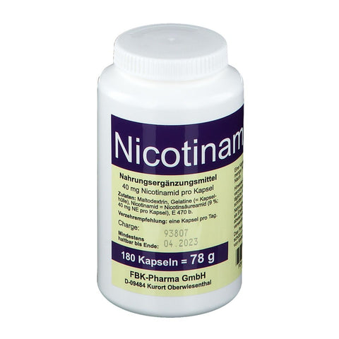 Schmiedeberger nicotinamide gélules (180 pièces)