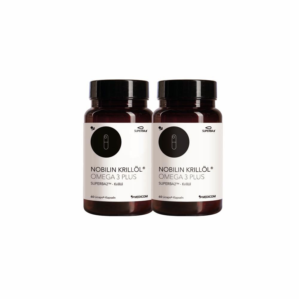 Nobilin Krillöl® Omega 3 Plus gélules (2x60)