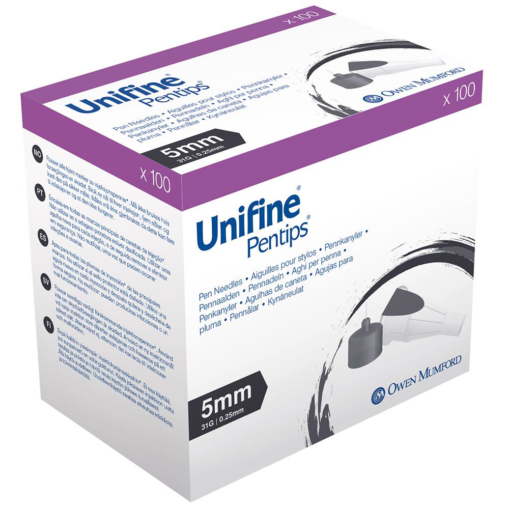 Unifine® Pentips® 31 G 5 mm - 100 pièces