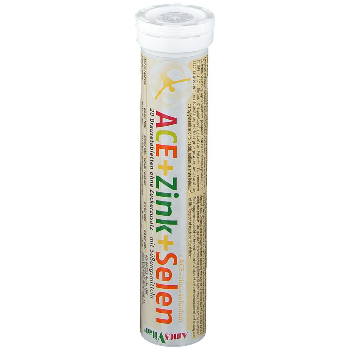 AmosVital ACE + zinc + sélénium goût exotique (20 pièces)