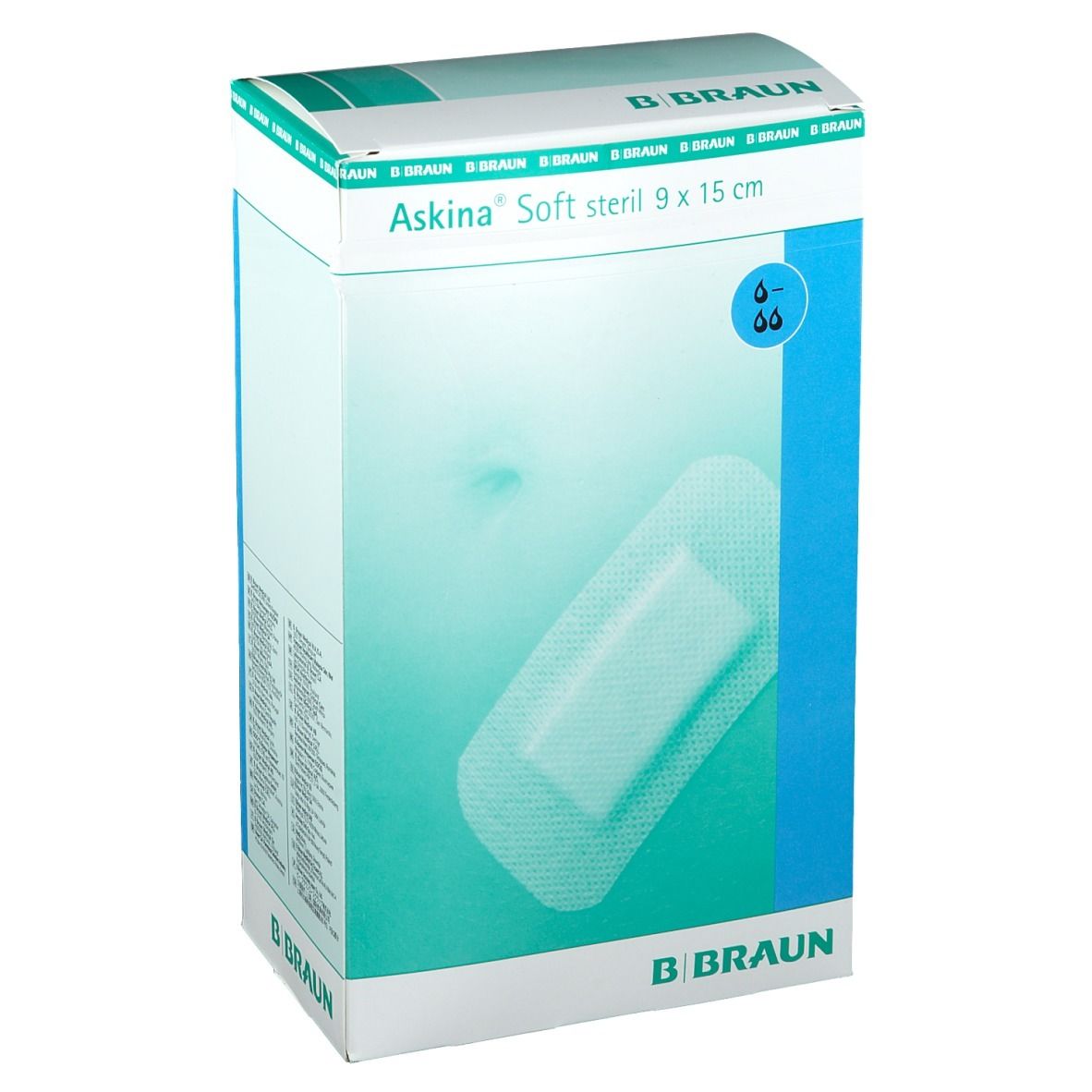 Askina® Soft pansement stérile 9 x 15 cm (40 pièces)