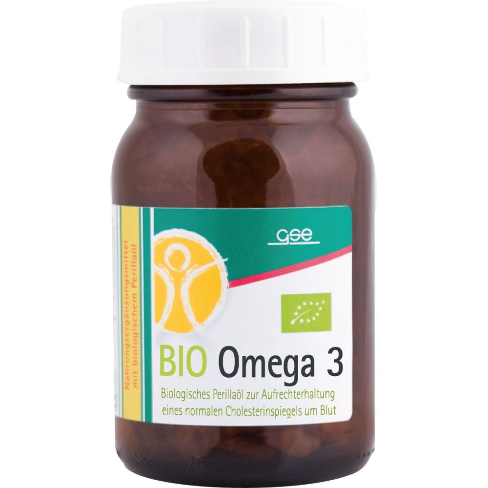 GSE Omega-3 gélules d'huile de périlla bio (90 gélules)