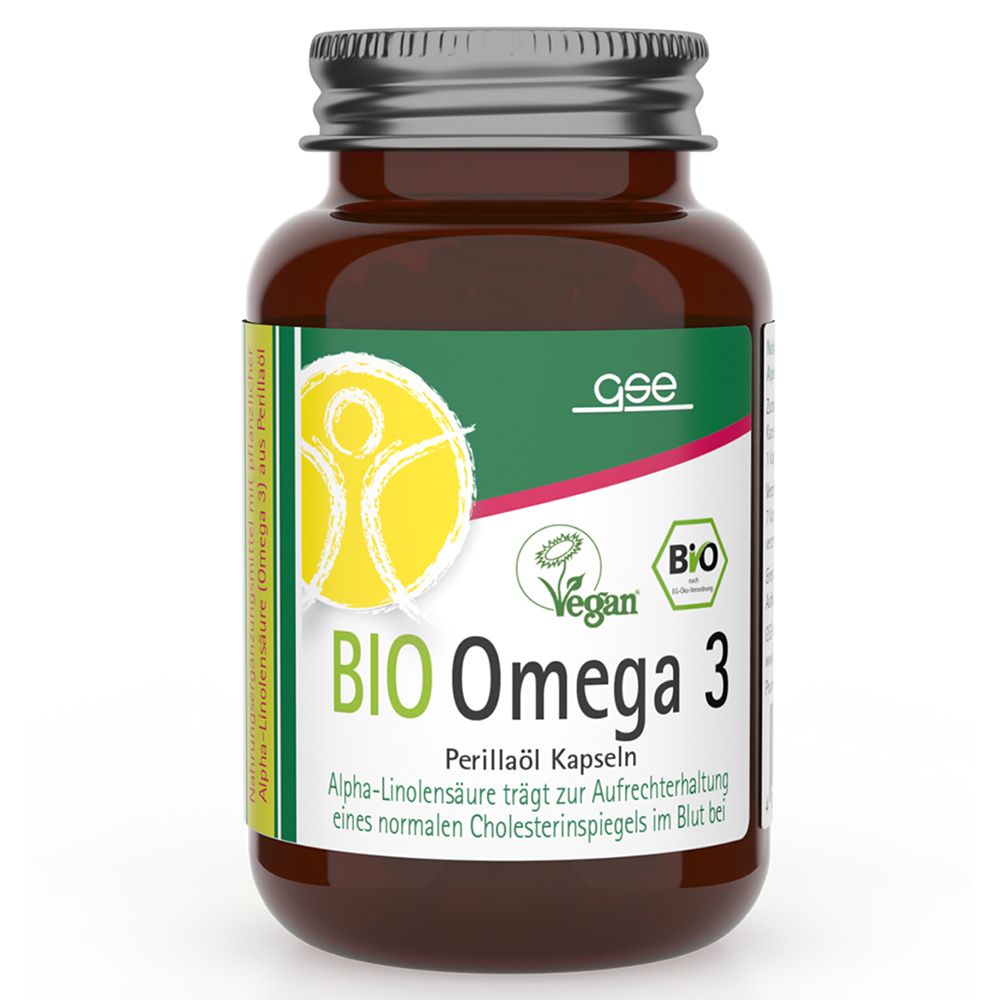 GSE Omega-3 huile de périlla bio gélules (150 pièces)