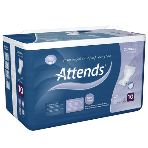 Attends® Contours Air Comfort 10 protections (21 pièces)