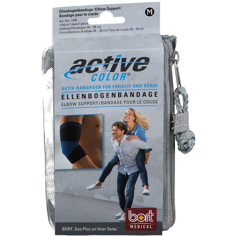 Bort Activecolor elbow support M black (1 piece)