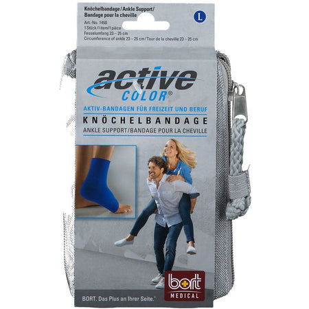 BORT ActiveColor® bandage de cheville taille L bleu (1 pièce)
