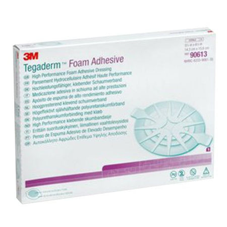 Tegaderm Mousse adhésive 14,3 x 15,6 cm ovale (5 pièces)
