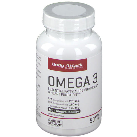 Body Attack Omega-3 gélules (90 pièces)