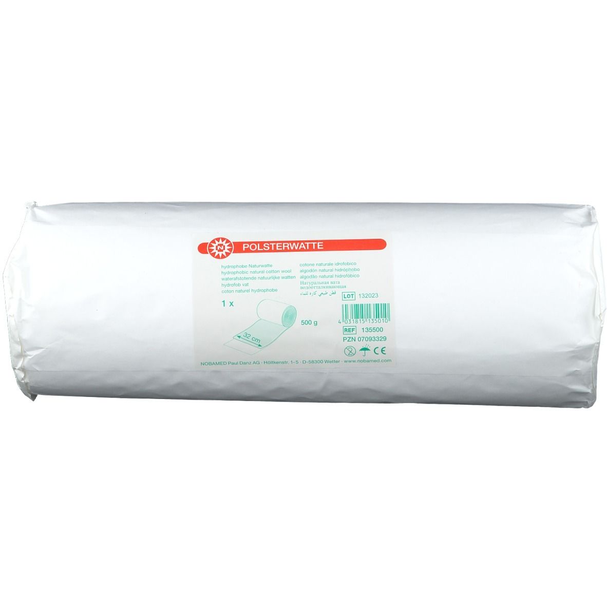 Nobamed® ouate de rembourrage en rouleau (500 g)