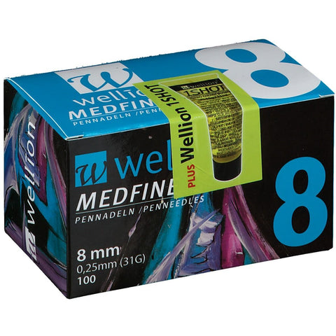 WELLION MEDFINE plus Aiguilles pour stylo 8 mm