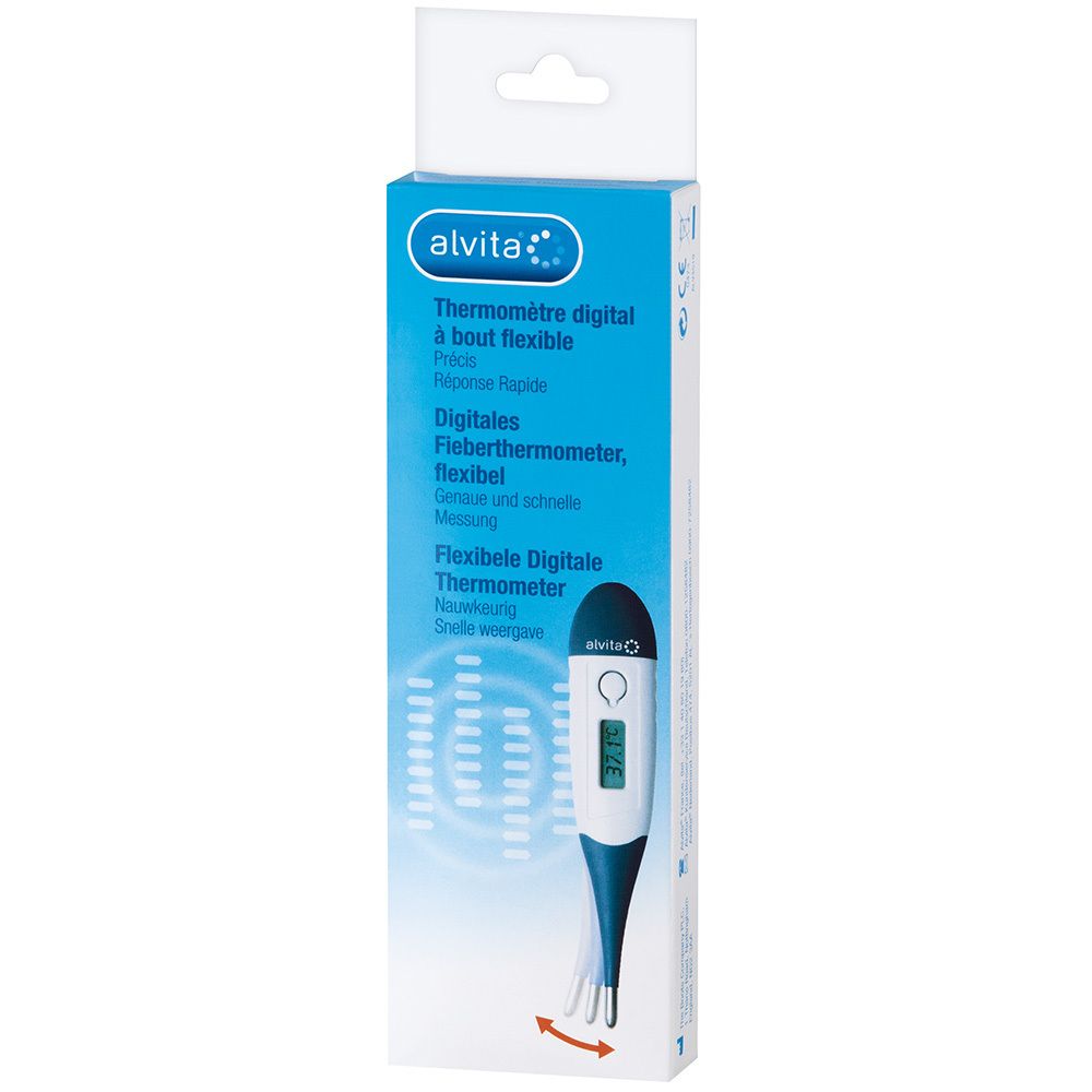 alvita® Thermomètre numérique flexible (1 pièce)