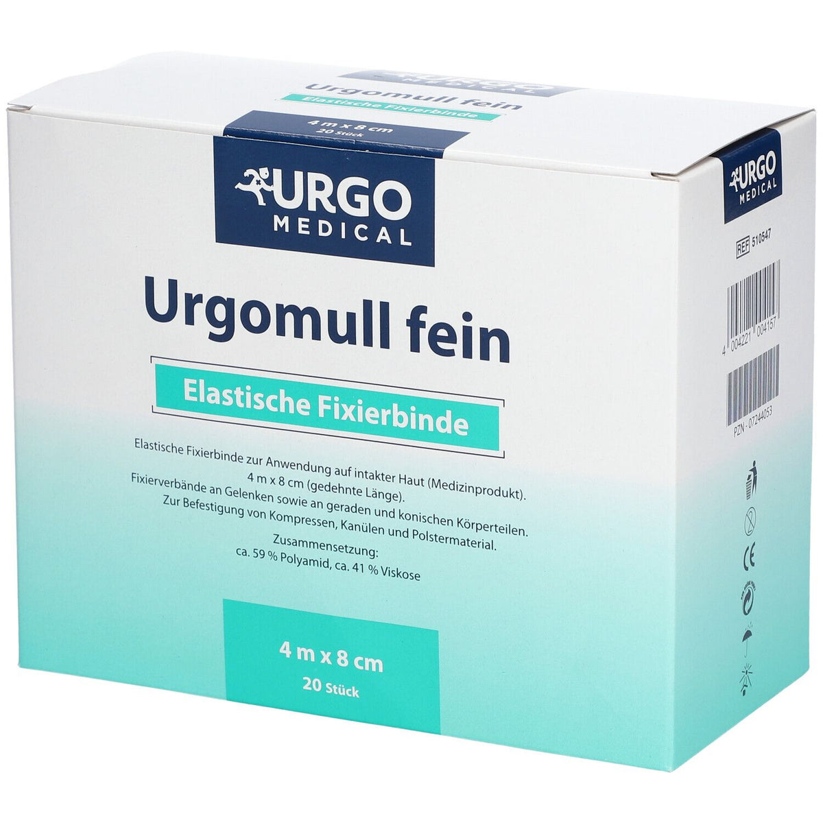 URGOmull fein 8 cm x 4 m – 20 pièces