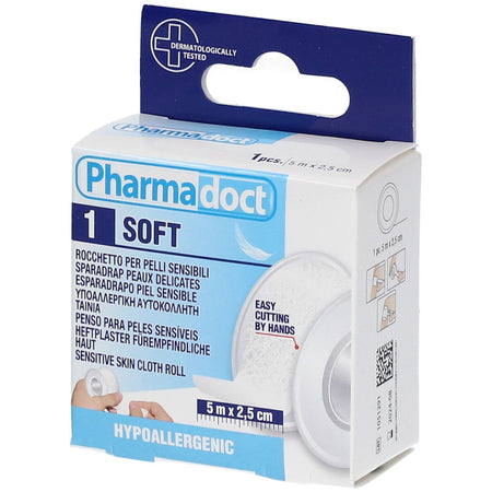 Pharmadoct sparadrap hyperallergique (5 m x 2,5 cm)