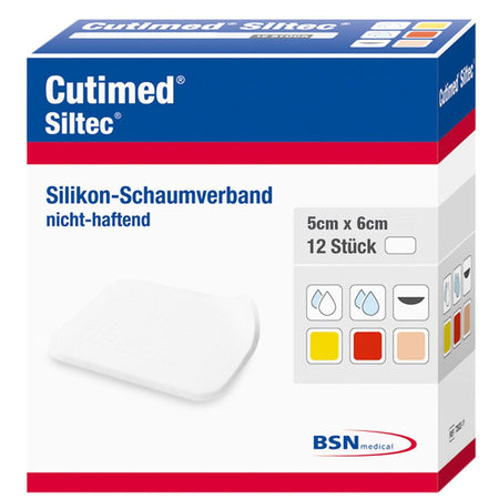 Cutimed Siltec 5 cm x 6 cm (12 pièces)