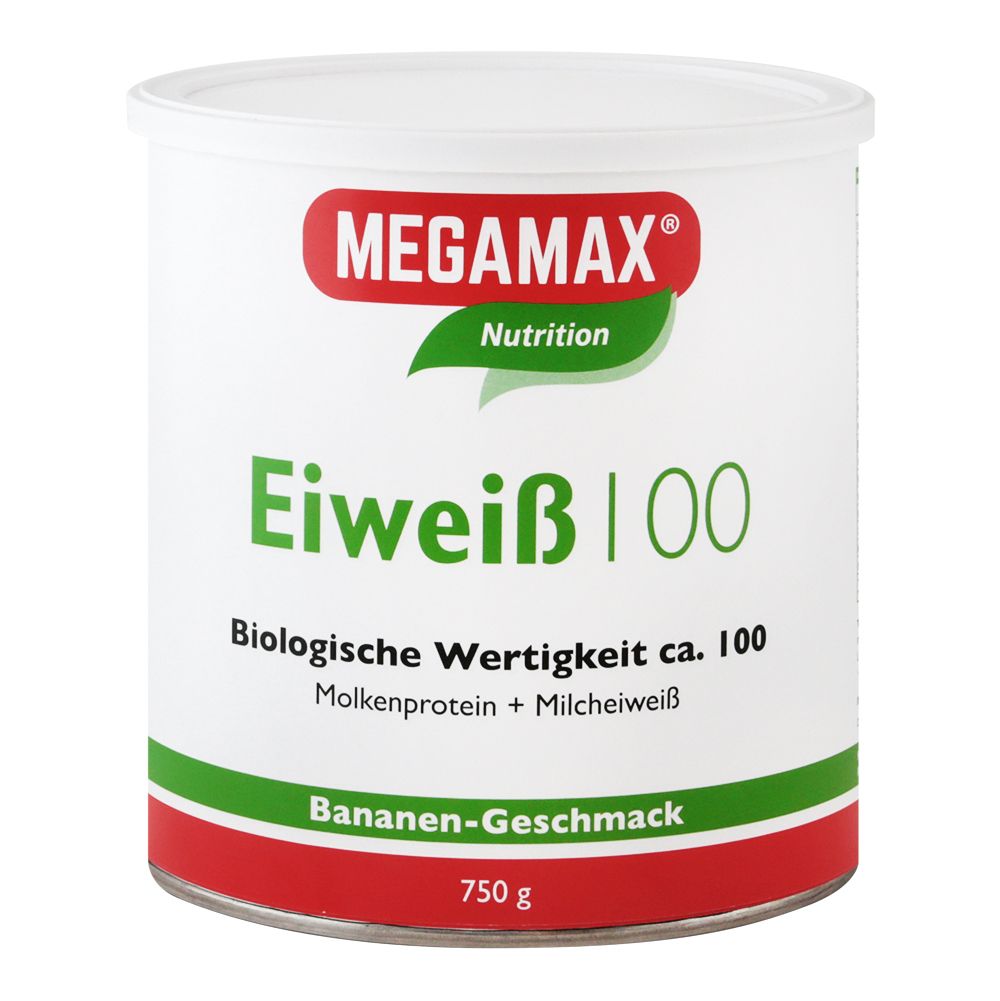 MEGAMAX Nutrition Protéines 100 goût banane (750 g)