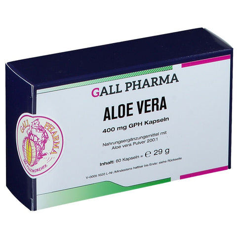 Gall Pharma Aloe Vera 400 mg GPH Capsules (60 capsules)