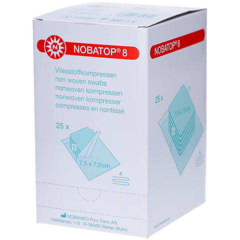 NOBATOP®-steril 8 compresse non tissée (25x5 pièces)