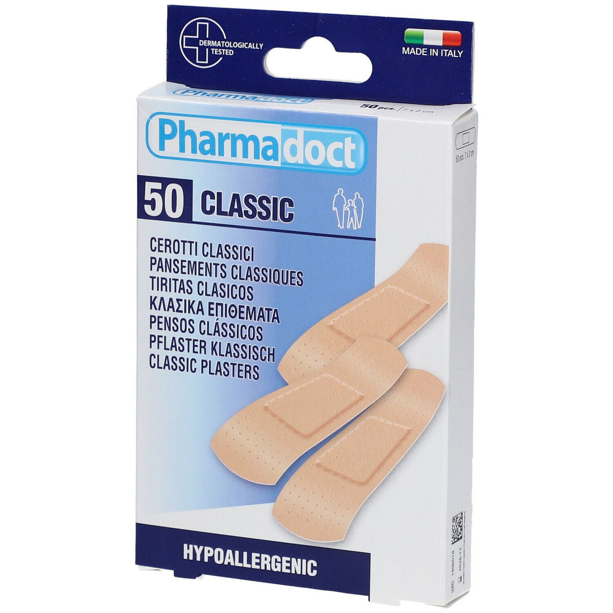 Pharmadoct pansements classiques 2 x 7 cm (50 pièces)