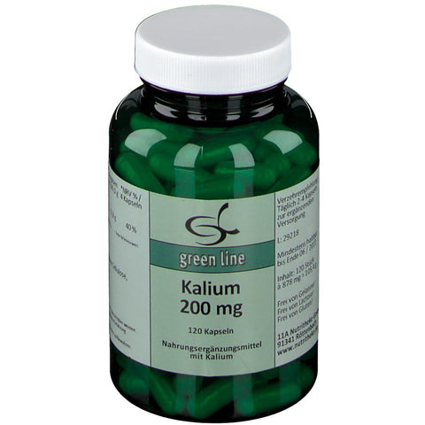 green line NUTRITHEKE Kalium 200 mg (120 pièces)