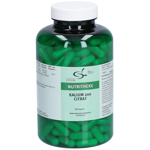 green line NUTRITHEKE Potassium 200 Citrate (260 pièces)