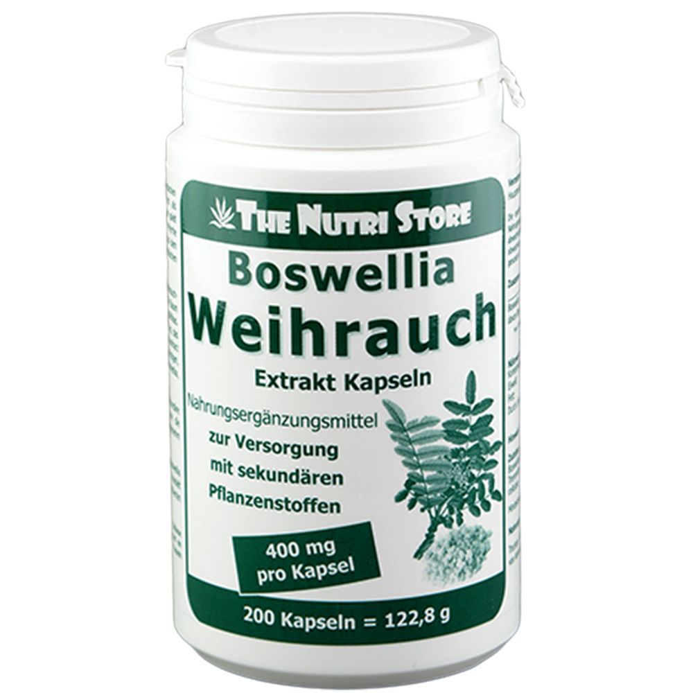 Boswellia Extrait d'encens (200 gélules)
