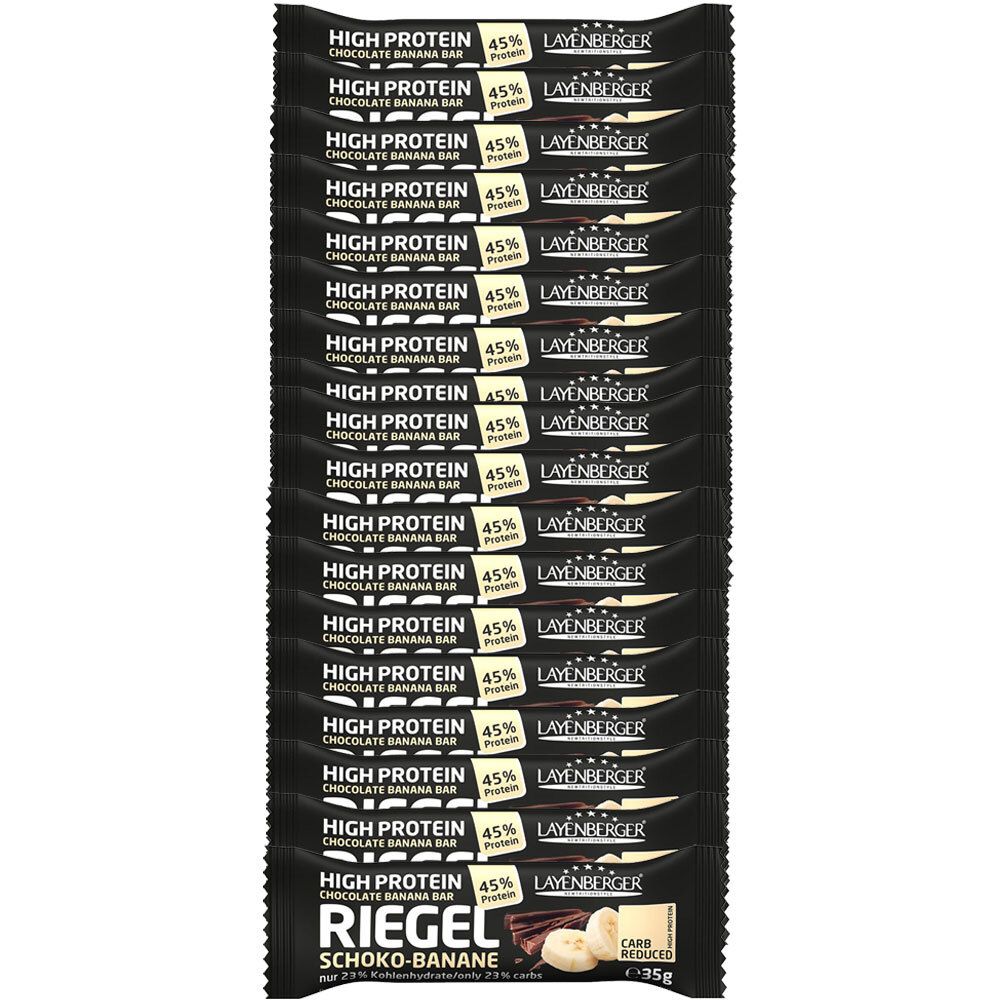 Layenberger High Protein barre chocolat-banane (18x35 g)
