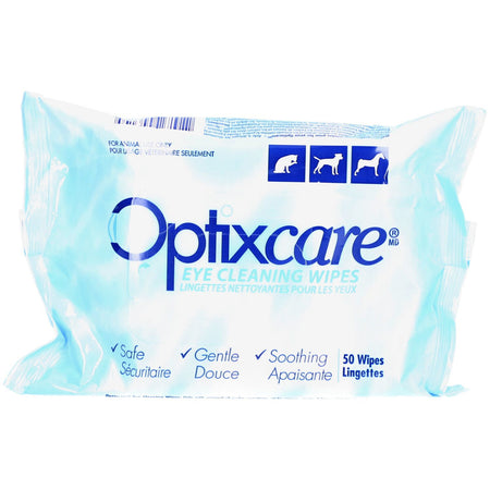 Optixcare® lingettes nettoyantes pour les yeux (50 lingettes)