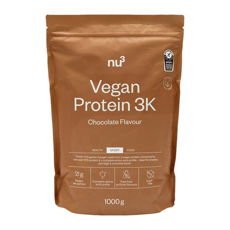 nu3 Vegan Protein 3K Chocolat (1000 g)