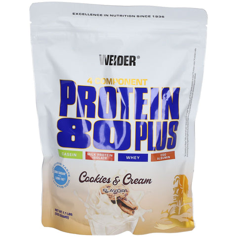Weider Protéine 80 Plus Cookies-Crème (500 g)