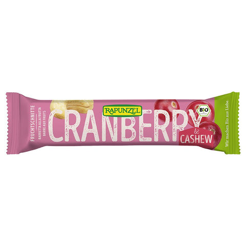 RAPUNZEL Organic Cranberry-Cashew fruit bar (40 g)
